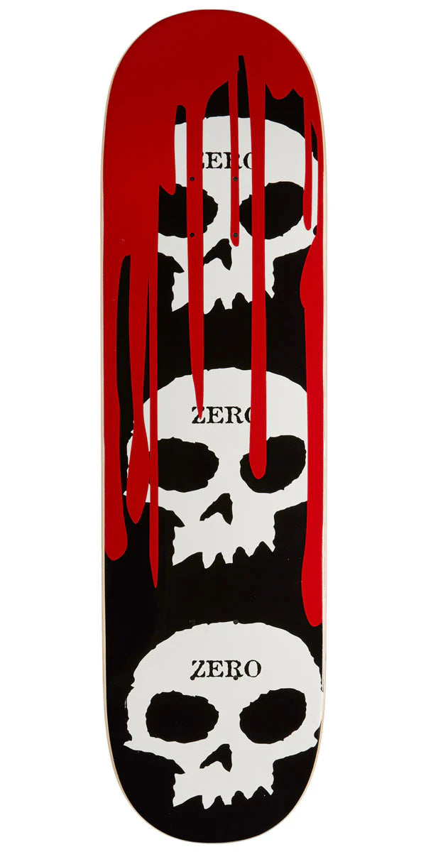 surfboards with efficient paddling for long waves-Zero Logo - 3 Skull Blood 8.5 Deck