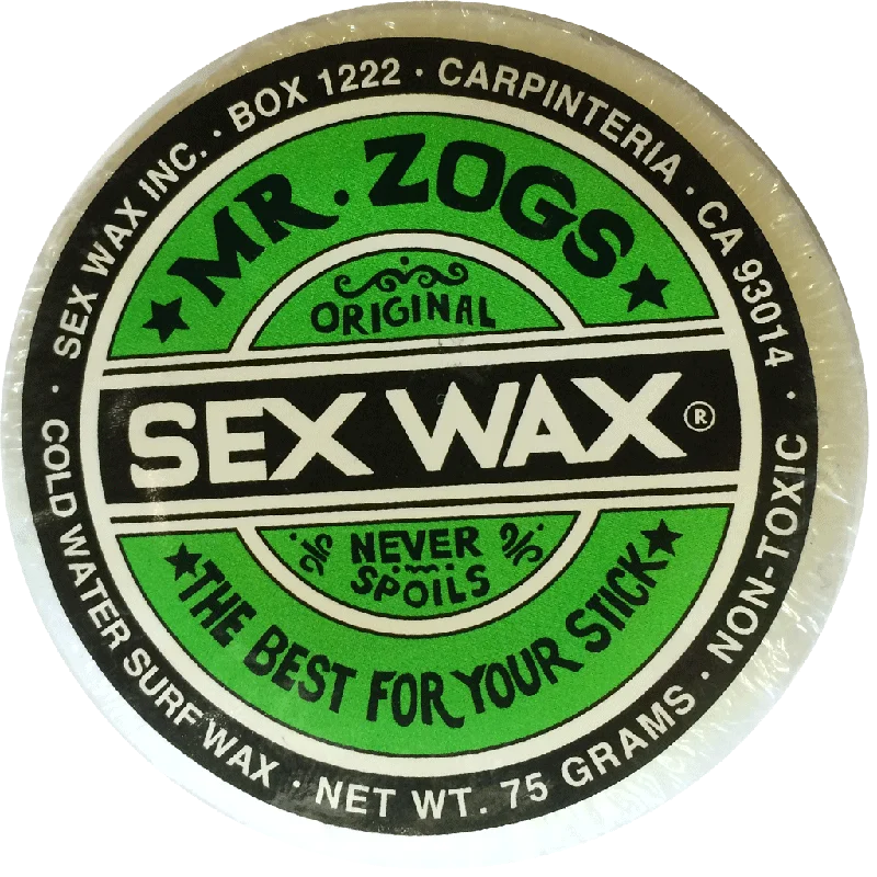 Mr. Zog's Sex Wax Original Surf Wax - Cold Water Formula Plastic Wrap