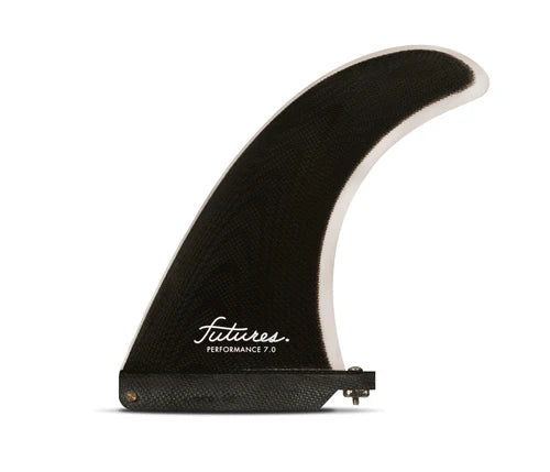 single-fin surfboards for smooth rides-Futures Performace 7" Blk/grey