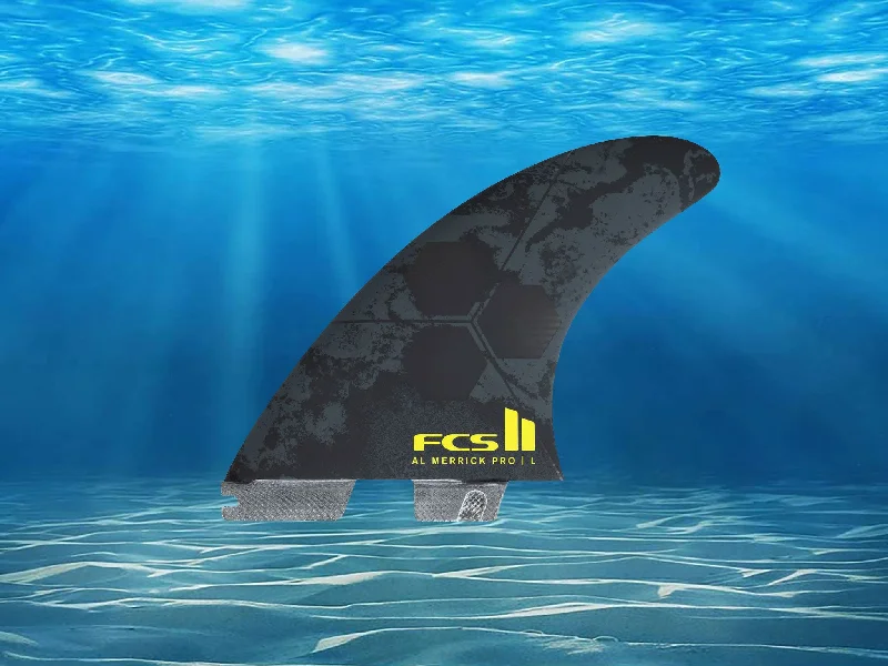 footstraps for all-skill-level surfers-FCS II Al Merrick PG Pro Tri Fins