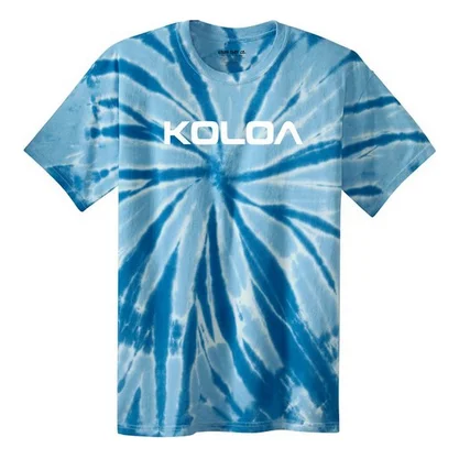 Royal Blue Tie-Dye / White logo