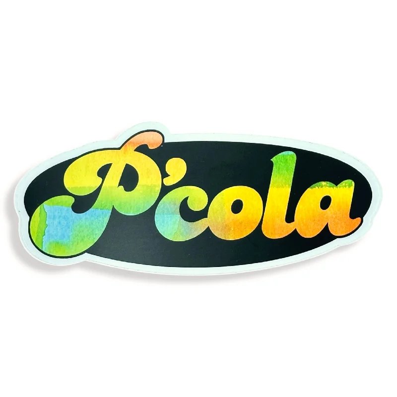 best shortboards for advanced surfers-Pcola Watercolor Sticker