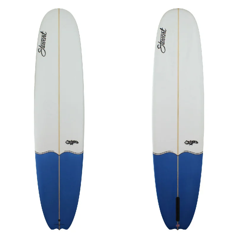 surfboards for easy transport and storage-Stewart 9'0" Bird Poly Blue Tail