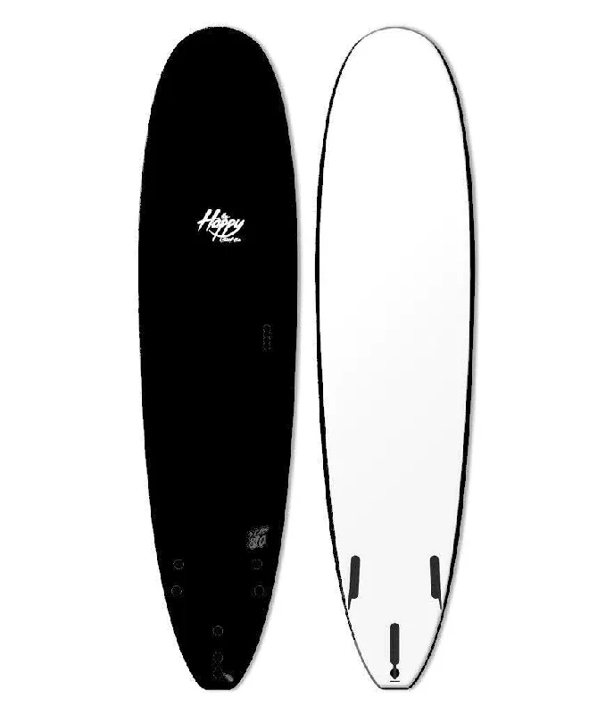 surfboards for high-speed rides-8'0 Slab Day Tripper Black Soft Top Surfboard