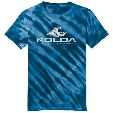 Navy tie-dye / White logo