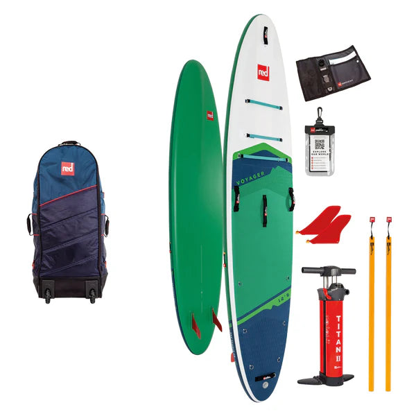 surfboard pads for better handling in all conditions-Red Paddle Voyager Inflatable SUP