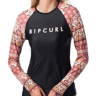 RIP CURL WMNS COASTAL TIDE RELAXED L/S RASHTOP