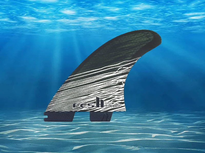 best footstraps for lightweight surfboards-FCS II Tokoro Tri Fins