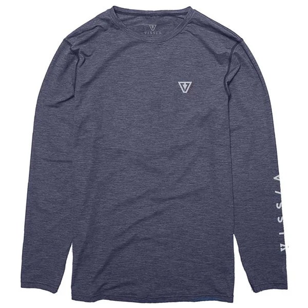 VISSLA MENS ALLTIME L/S SURF/UV TEE UPF50