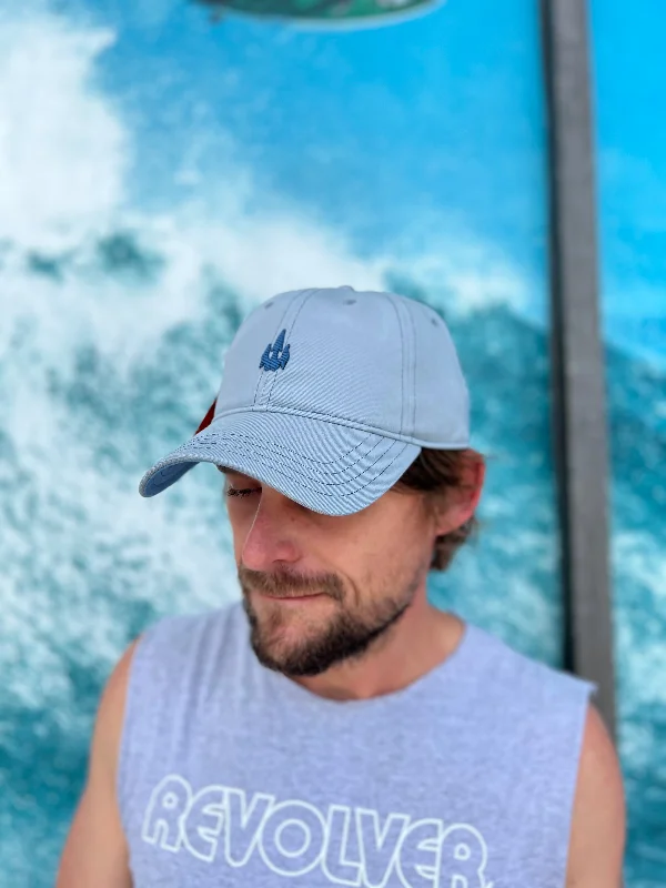 eco-friendly surfboards-Waterboyz Tiny Trident Dad Hat River Rock