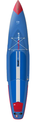 surfboards with adjustable fin setups-2024 STARBOARD INFLATABLE 12'6 " x 28" THE WALL DELUXE SC SUP BOARD