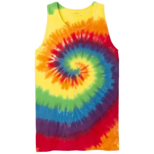 Rainbow tie-dye