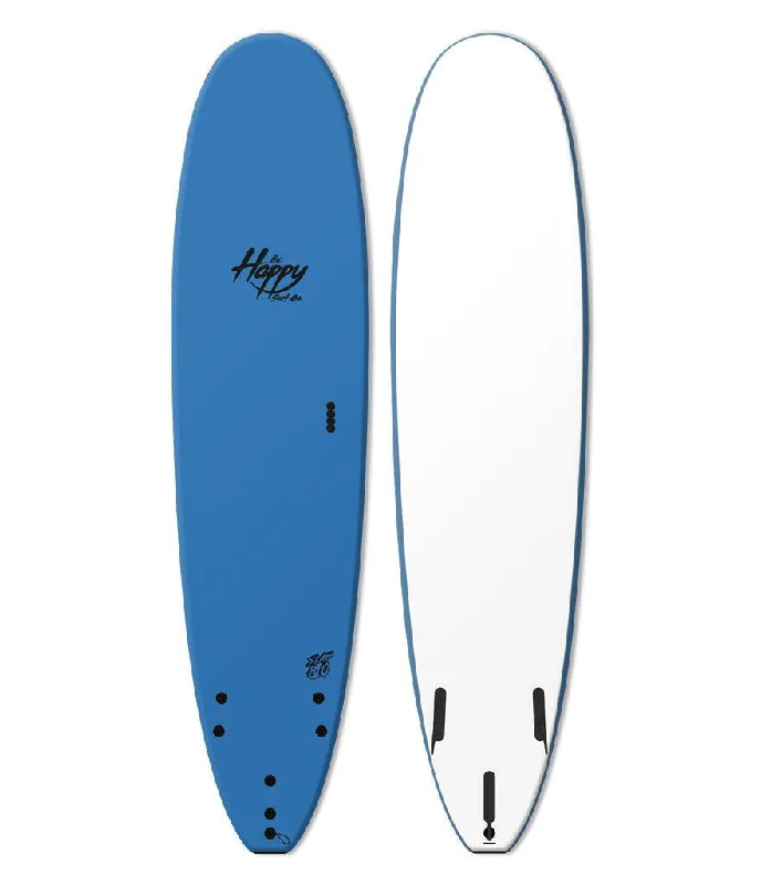 surfboards with increased volume for better buoyancy-8'0 Slab Day Tripper Black Soft Top Surfboard