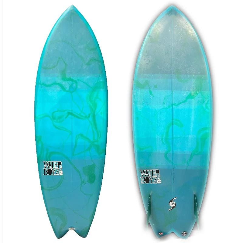 best surfboards for beginners-Used WBZ 5'5" Fish (Green)