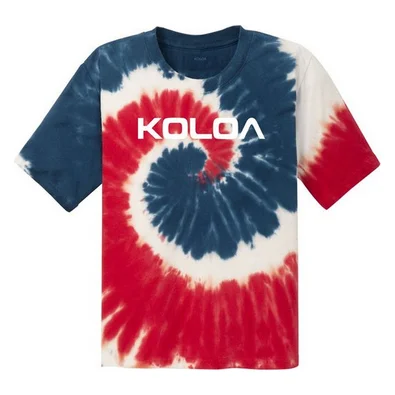 USA Rainbow Tie-Dye / White logo