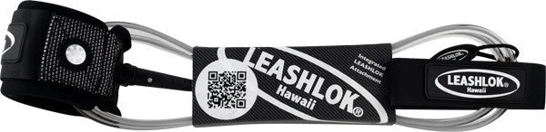 Surfboard Leash Leashlok Team 6' Grey