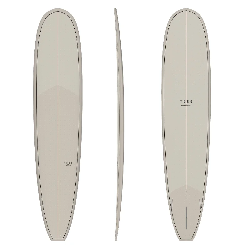 surfboards with a wide outline for better buoyancy-TORQ TET 9'1 LONGBOARD SURFBOARD CLASSIC COLOUR