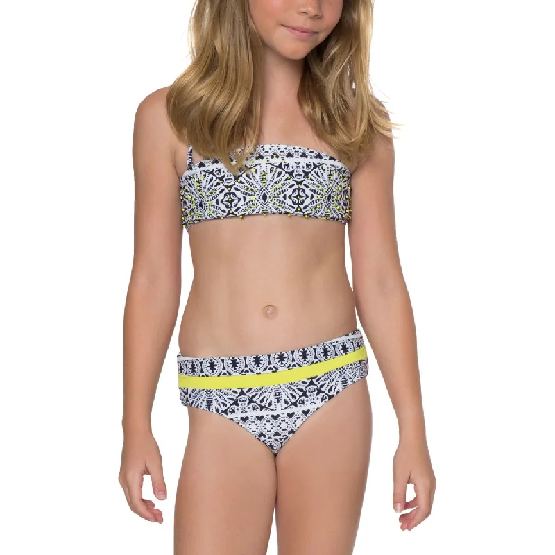 O'Neill Surf Bazaar Bandeau Youth Girls Two Piece Swimwear (Brand New)