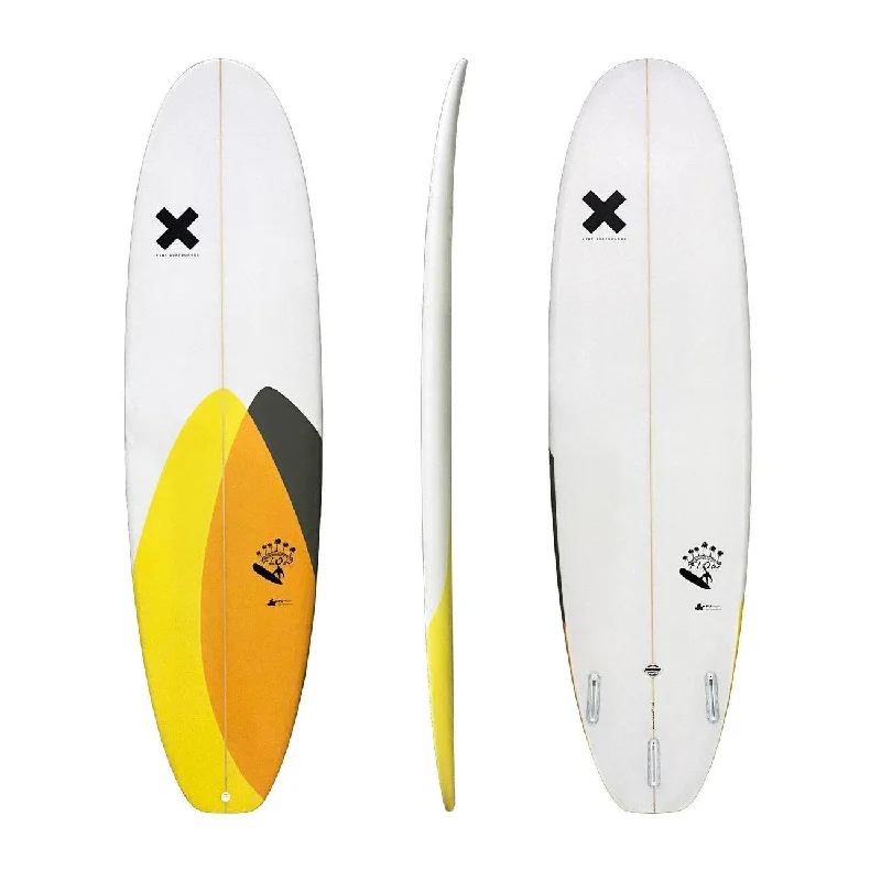 surfboards for long rides-Next Flow Mini Mal EPS Surfboard Yellow / Orange