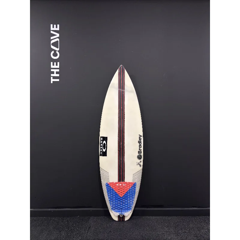 surfboard footstraps for expert surfers-On Ya (narrow) 4'10" x 17" X  2 1/8", 3x  Futures Fin Boxes, EPS [Good] - ID:942084