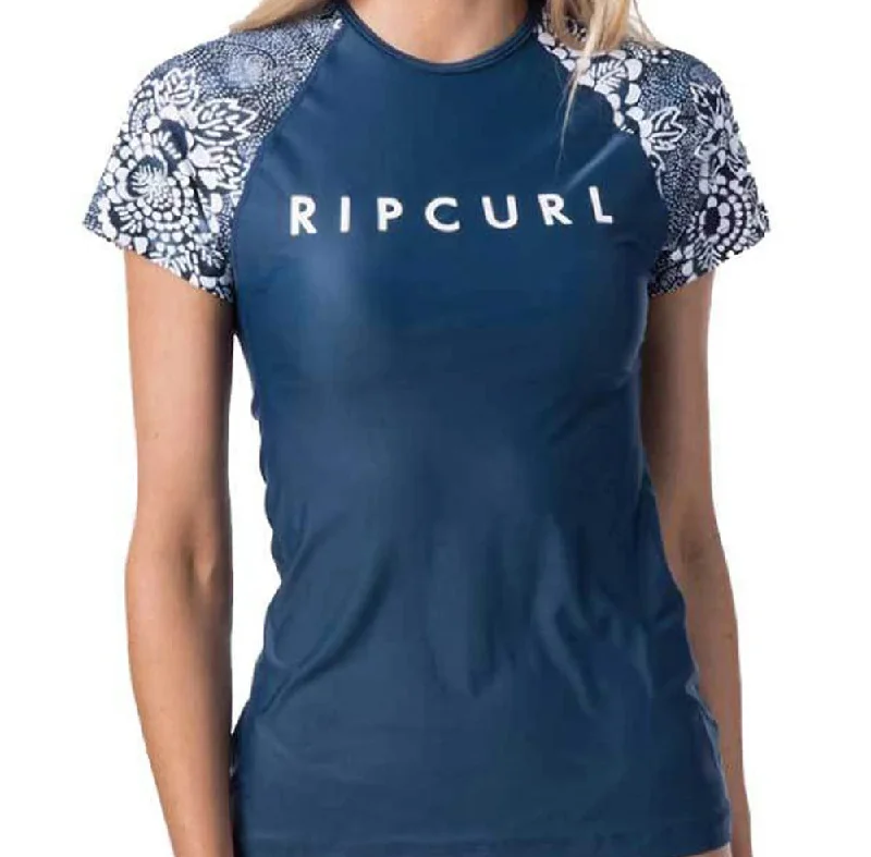 RIP CURL WMNS COASTAL TIDE RELAXED S/S RASHTOP