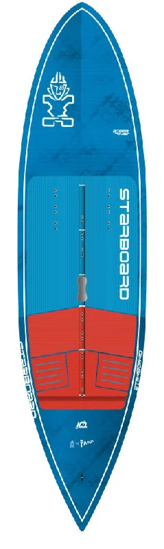 eco-friendly surfboards-2024 STARBOARD ACE FOIL 7’10” x 23″ BLUE CARBON SUP DOWNWIND BOARD