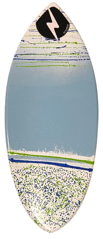 surfboards for expert carving performance-Zap LG. Wedge 49" White/Blue Fade