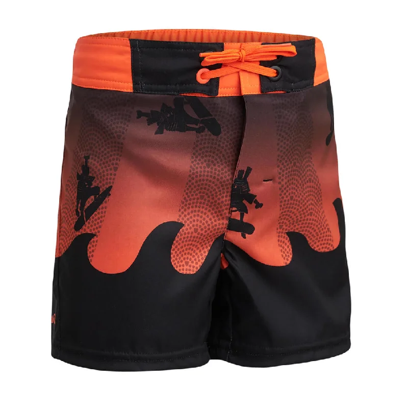 Boardshort 500 KID SAMOURAÏ RED - Niños - Rojo