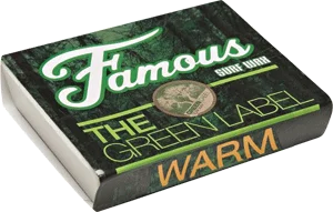 Famous Green Label Warm Single Bar Wax Organic