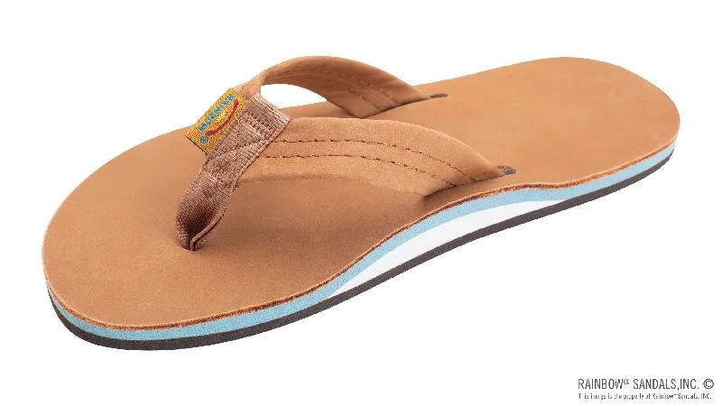 Rainbow Sandals Single Layer Premier Leather with Arch Support (Mens)