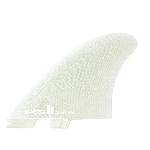 FCS II MODERN KEEL TWIN FIN PG M-L - CLEAR