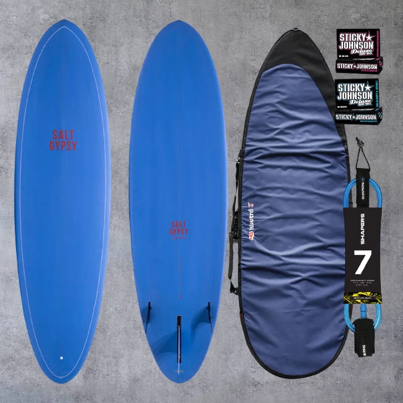 surfboards for expert carving performance-SALT GYPSY MID TIDE GRAPEMIST SURFBOARD PACKAGE