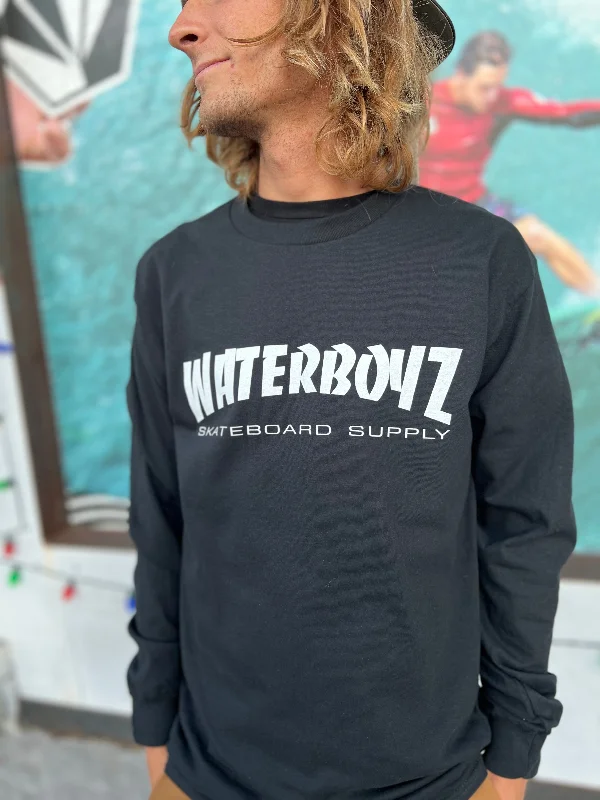 surfboards for power and flexibility in turns-WBZ Thrasher Longsleeve T-shirt