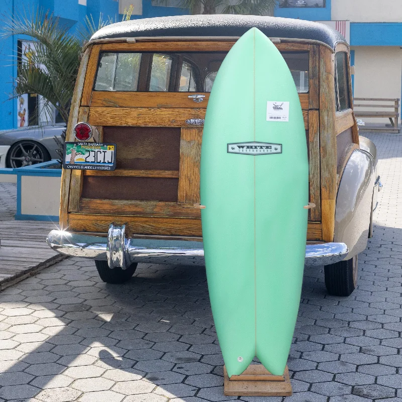 surfboards for carving down the line-Ken White Quad Fish 5'4 Surfboard - FCS II