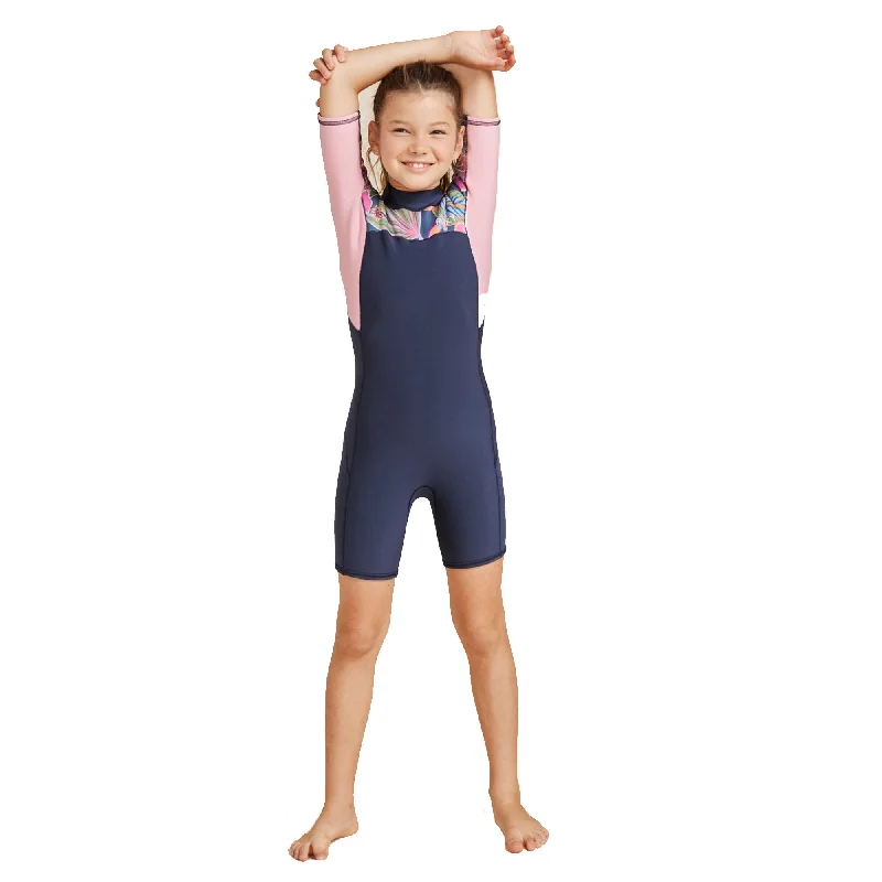 Roxy Swell Series 2/2mm Back Zip Youth Girl's Springsuit Wetsuit