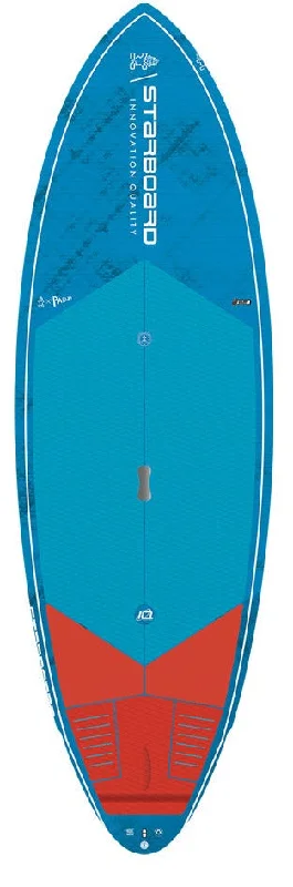 best surfboards for beginners-2024 STARBOARD SPICE 8'2" x 30.75" BLUE CARBON SUP BOARD