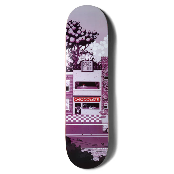 surfboards for all skill levels-Chocolate Anderson Pixel City Deck 8.25