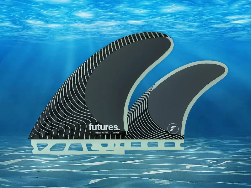 footstraps for perfect wave carving-Futures Blackstix Twin +1