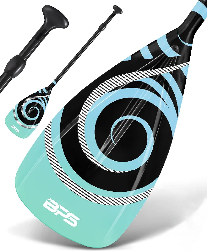 surf pads with extra padding for comfort-BPS 'Koru' 2-piece Alloy SUP Paddle