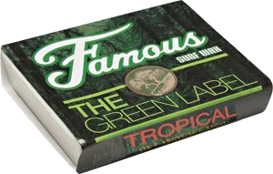 Famous Green Label Tropical Single Bar Wax Organic