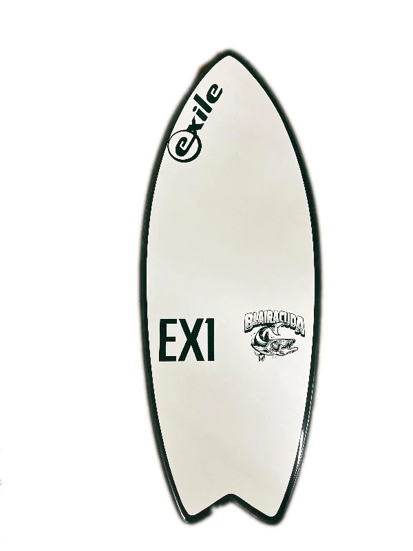 surfboards with increased volume for better buoyancy-Exile Large Blairacuda EX1 (Green)