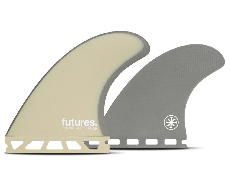 surfboard footstraps for extra comfort and support-Futures EA Quad Control Series Fins