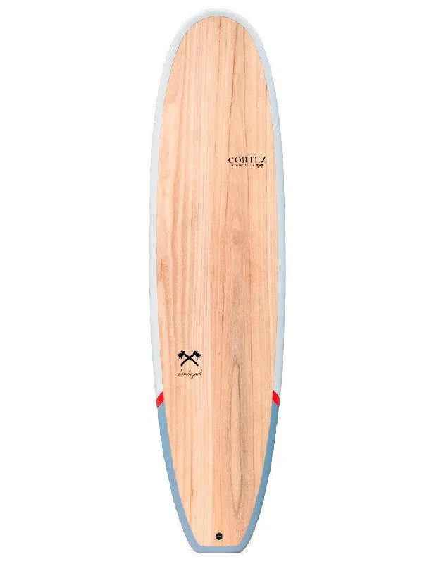 surfboards with responsive tail designs-Cortez Woodcraft Magic Egg Surfboard 6ft 10 Lumberjack