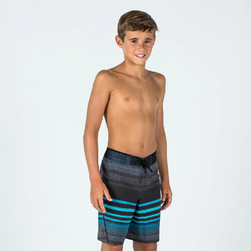 Bermudas negro/azul/rayas para niños Boy 900