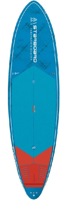 surfboards with enhanced grip for control-2024 STARBOARD SUP 8'0" X 32" WEDGE BLUE CARBON BOARD