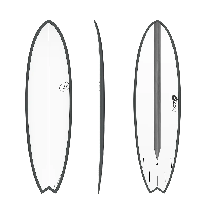 surfboards with reinforced construction for durability-6'3 TORQ FISH 20 1/2” x 2 1/2” 36L FUTURES (GRAPHITE RAILS)