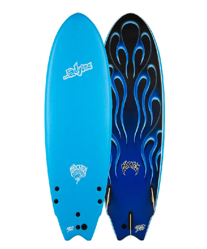 surfboards with quad-fin setup for speed-Odysea X Lost 5'11" RNF Blue