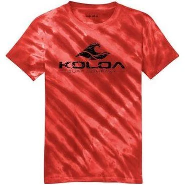 Red tie-dye / Black logo