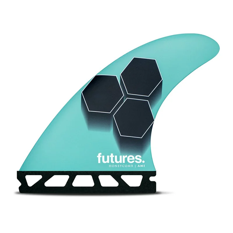 footstraps for secure and tight fit-Futures AM1 HC Thruster Fin