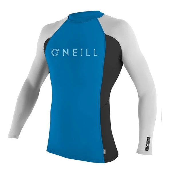 O'NEILL YOUTH SKINS L/S CREW UV TEE Blue/White/Blk